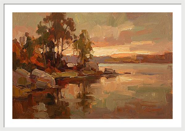 Sunset Reflections Over Water