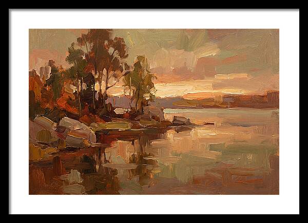Sunset Reflections Over Water