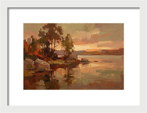 Sunset Reflections Over Water