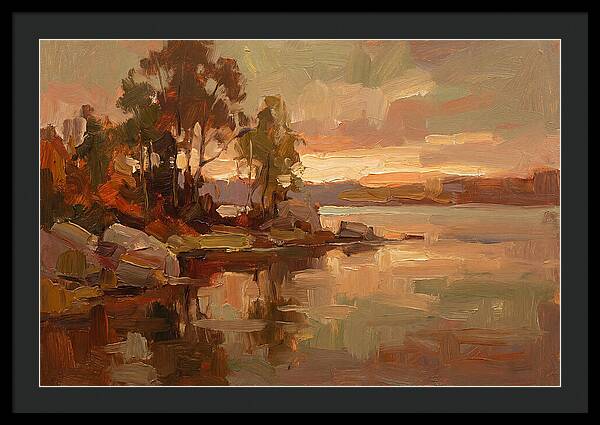 Sunset Reflections Over Water