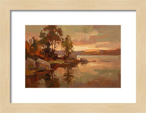 Sunset Reflections Over Water