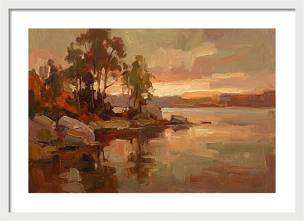 Sunset Reflections Over Water