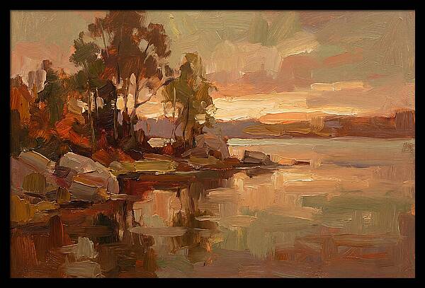 Sunset Reflections Over Water