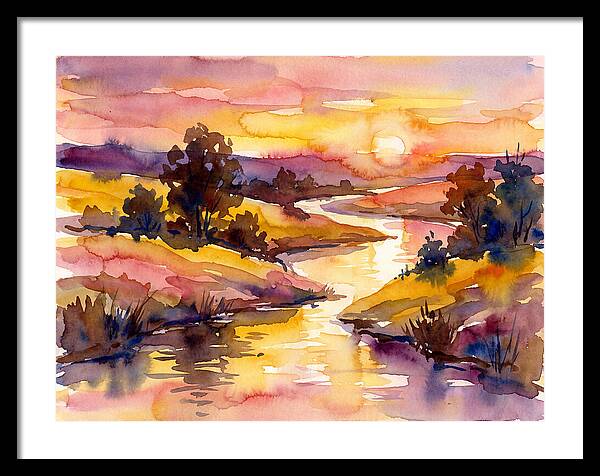 Sunset Reflections Over Water