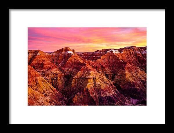Sunset Serenity Above The Badlands