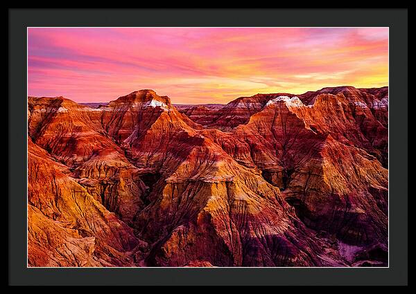 Sunset Serenity Above The Badlands
