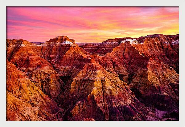 Sunset Serenity Above The Badlands