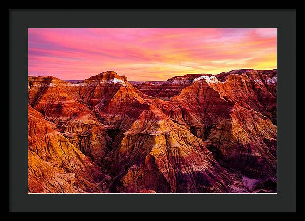 Sunset Serenity Above The Badlands