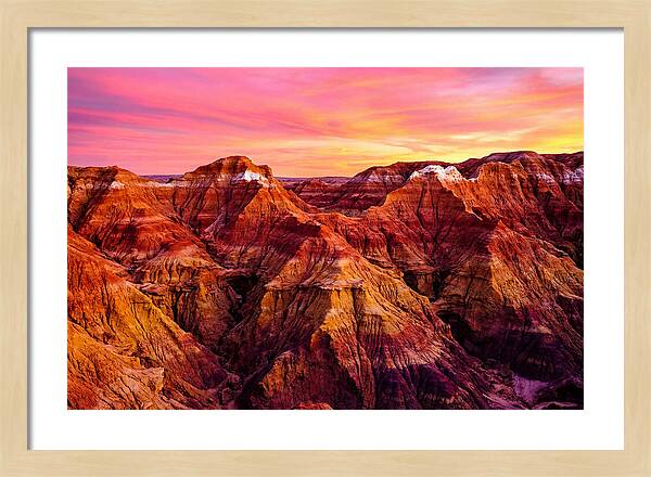 Sunset Serenity Above The Badlands