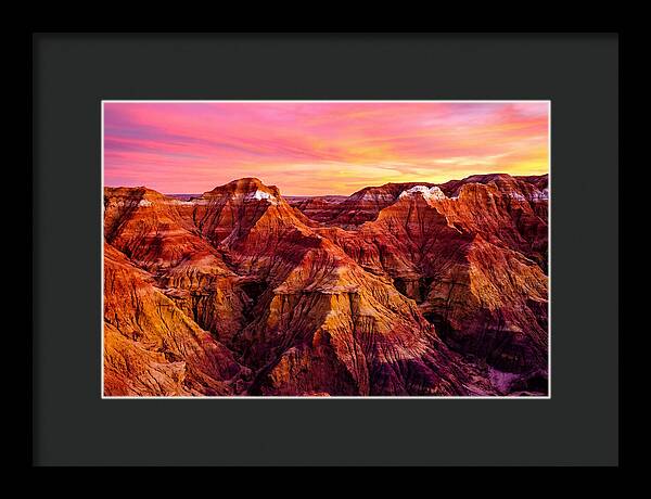 Sunset Serenity Above The Badlands