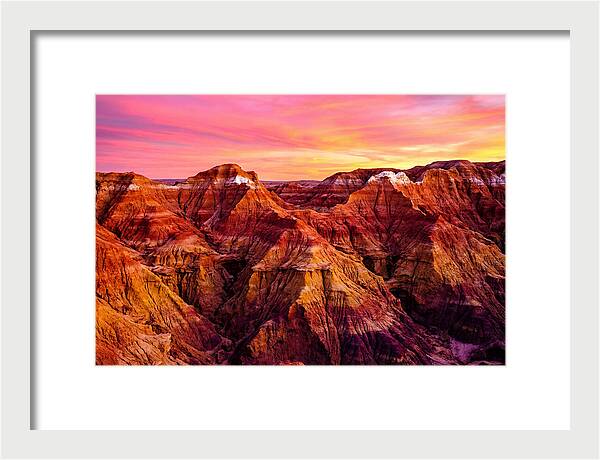 Sunset Serenity Above The Badlands