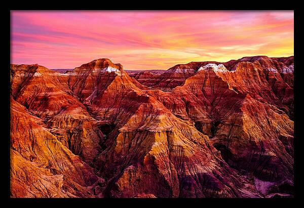 Sunset Serenity Above The Badlands