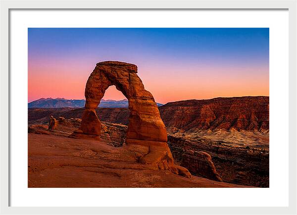 Sunset Serenity At Delicate Arch