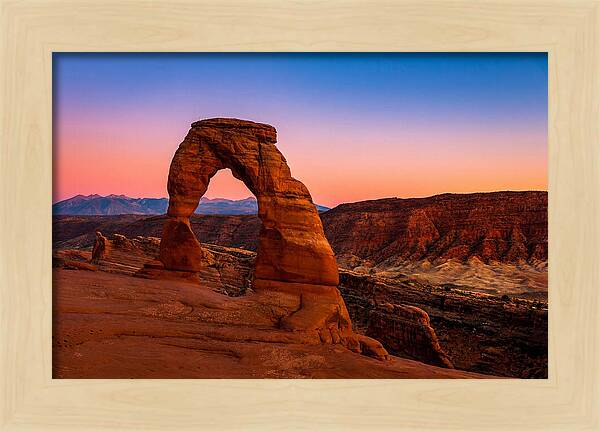Sunset Serenity At Delicate Arch