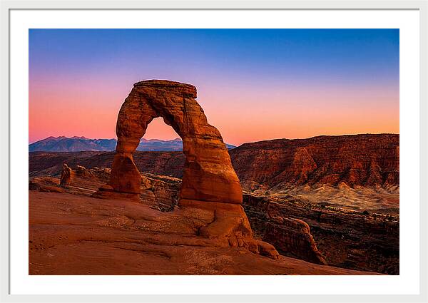 Sunset Serenity At Delicate Arch