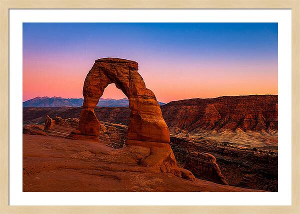 Sunset Serenity At Delicate Arch