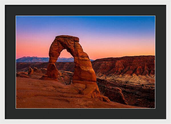 Sunset Serenity At Delicate Arch