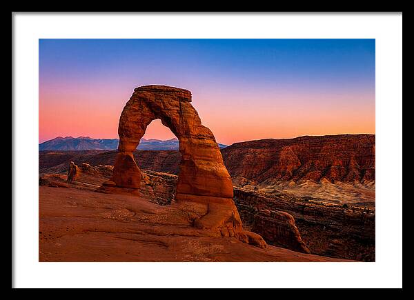 Sunset Serenity At Delicate Arch