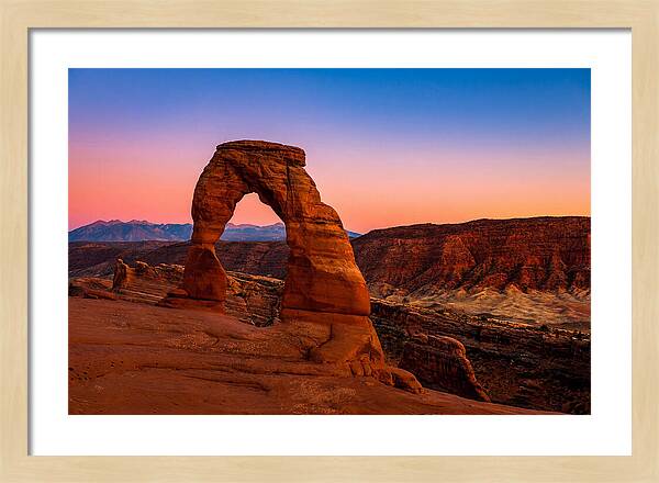 Sunset Serenity At Delicate Arch