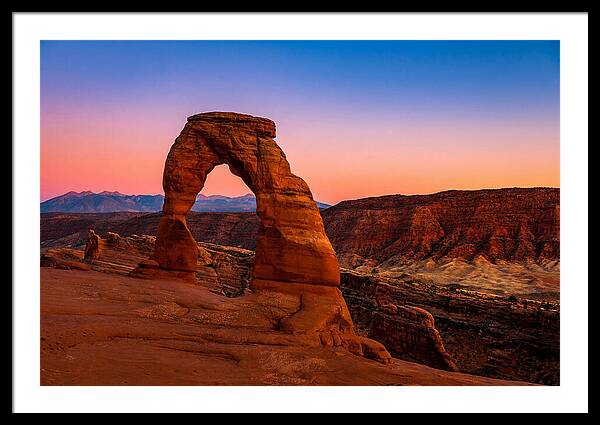 Sunset Serenity At Delicate Arch