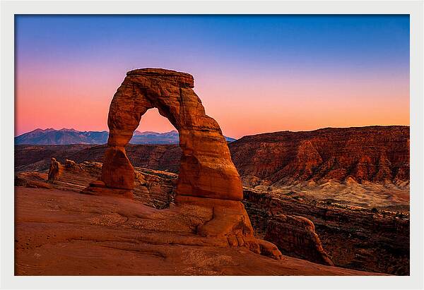 Sunset Serenity At Delicate Arch