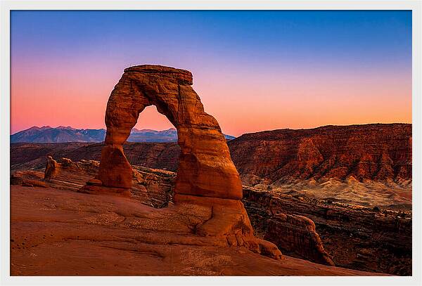 Sunset Serenity At Delicate Arch