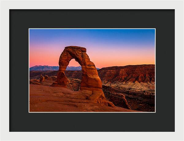 Sunset Serenity At Delicate Arch