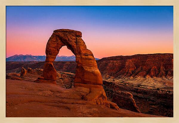 Sunset Serenity At Delicate Arch