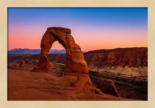 Sunset Serenity At Delicate Arch