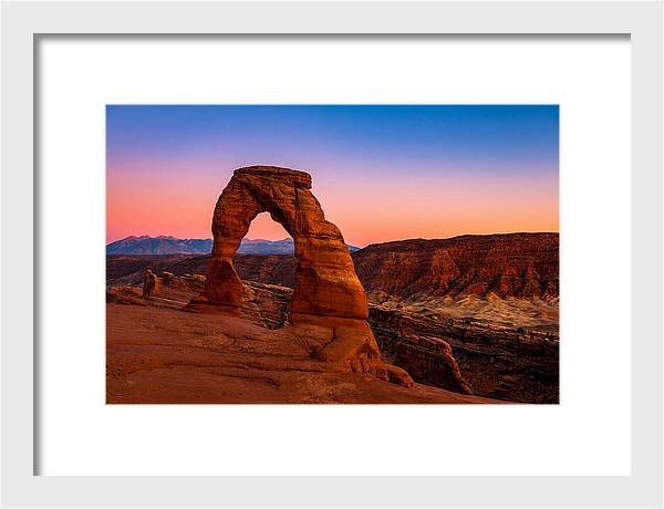 Sunset Serenity At Delicate Arch