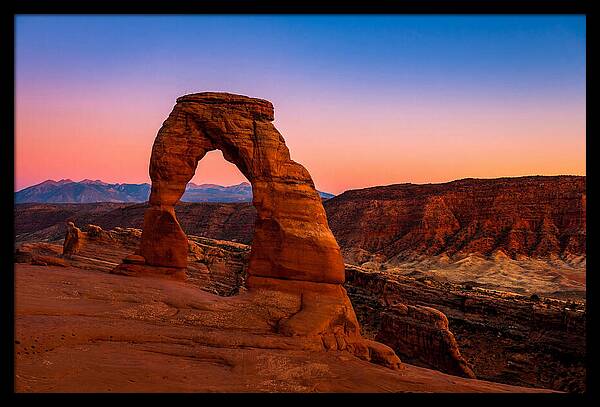 Sunset Serenity At Delicate Arch