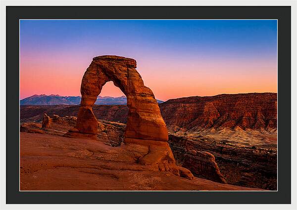 Sunset Serenity At Delicate Arch