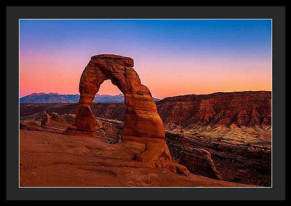 Sunset Serenity At Delicate Arch