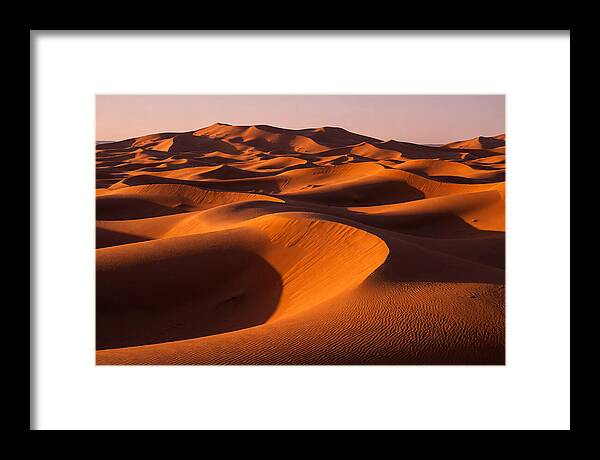 Sunset Serenity At Erg Chebbi Dunes