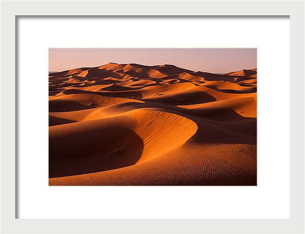 Sunset Serenity At Erg Chebbi Dunes