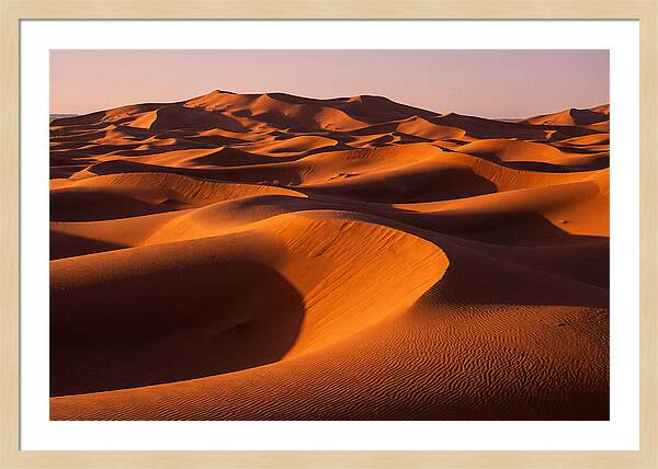 Sunset Serenity At Erg Chebbi Dunes