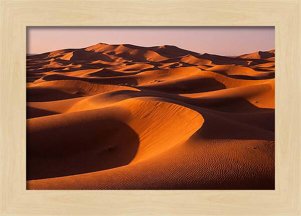 Sunset Serenity At Erg Chebbi Dunes