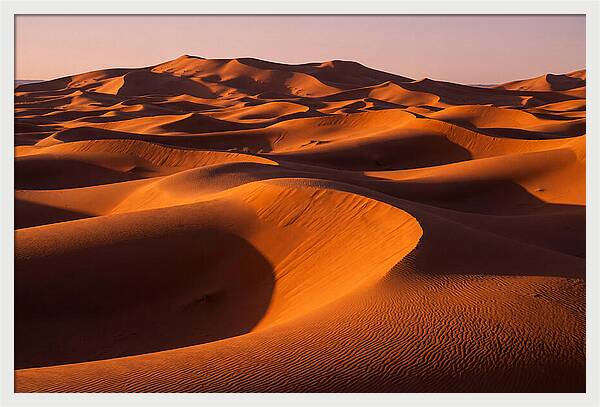 Sunset Serenity At Erg Chebbi Dunes