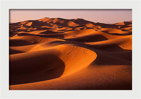 Sunset Serenity At Erg Chebbi Dunes