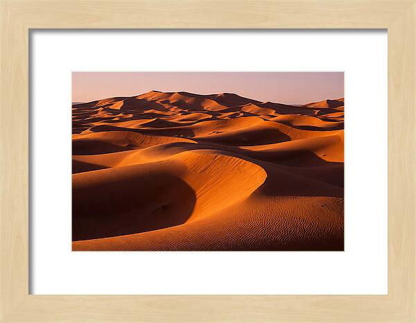 Sunset Serenity At Erg Chebbi Dunes