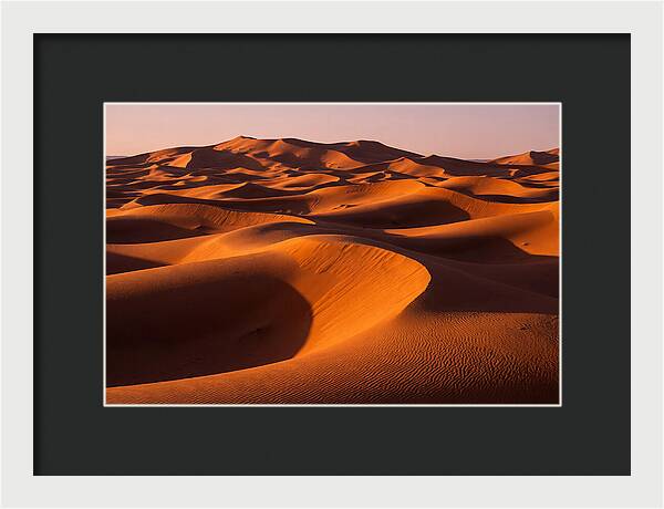 Sunset Serenity At Erg Chebbi Dunes