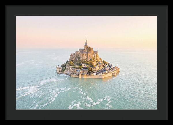 Sunset Serenity At Mont Saint Michel
