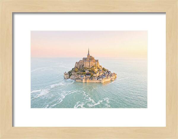 Sunset Serenity At Mont Saint Michel