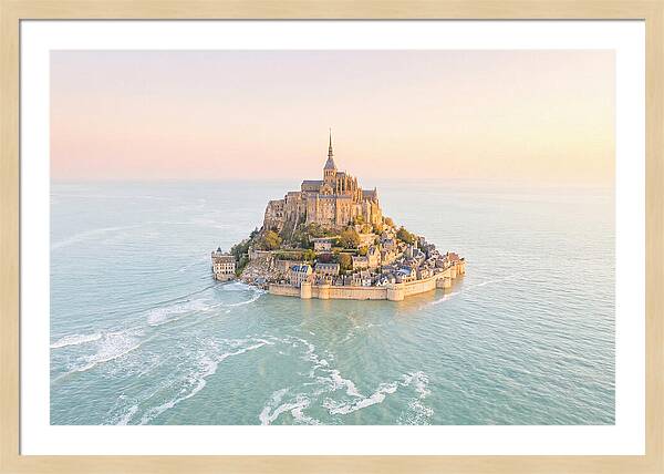 Sunset Serenity At Mont Saint Michel