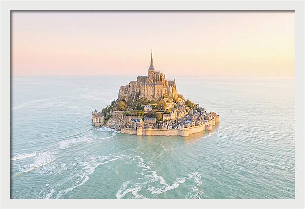 Sunset Serenity At Mont Saint Michel