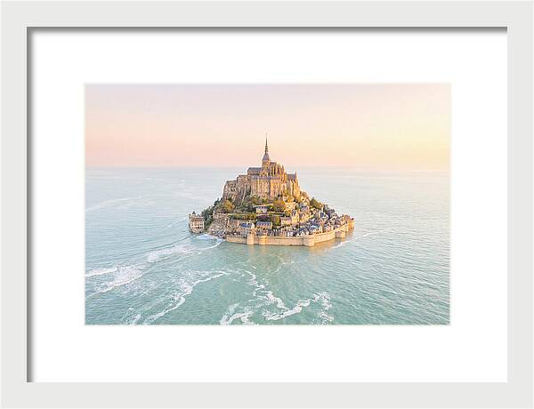 Sunset Serenity At Mont Saint Michel