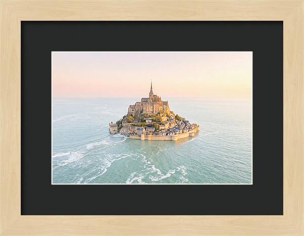 Sunset Serenity At Mont Saint Michel