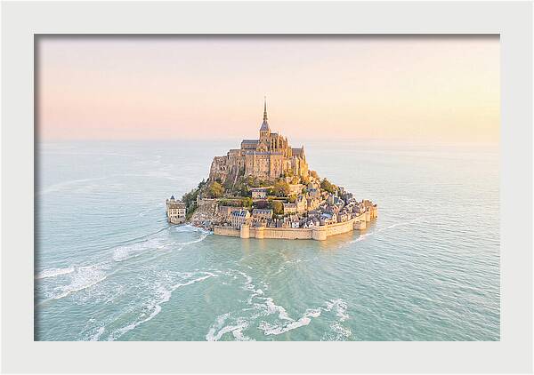 Sunset Serenity At Mont Saint Michel