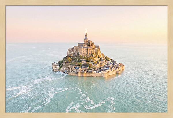 Sunset Serenity At Mont Saint Michel