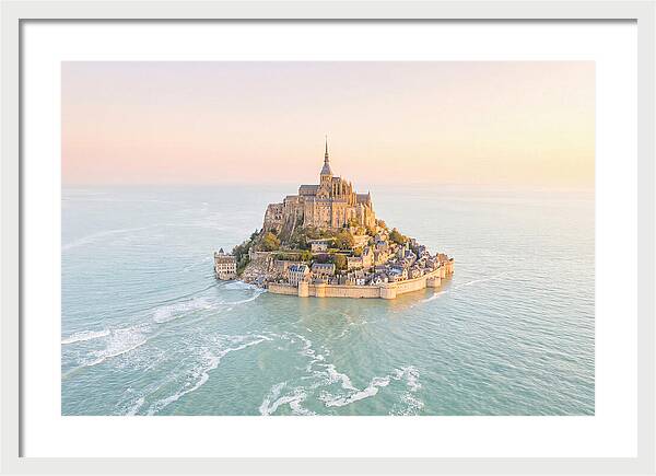 Sunset Serenity At Mont Saint Michel